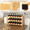 COSTWAY 3 Ebenen Weinregal für 18 Flasche, Weinständer Produktbild-Vorschau 7