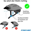Fischer Fahrrad Fahrradhelm Urban Flower, Größe S/M, 55-59 Produktbild-Vorschau 9