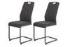2er Set Freischwinger Christina II - Microfaser Vintage Produktbild-Vorschau 1