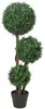 HOMCOM Kunstmatige buxusbol, groot, 100 cm, set van drie, Productafbeelding-voorbeeld 1
