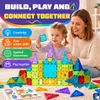 Fits4Kids Klocki magnetyczne 100 elementów i 99 naklejek, Podgląd zdjęcia produktu 2