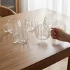 Relaxdays Gläser, 6er Set, mit Henkel, 400 ml, für Kaffee, Produktbild-Vorschau 5
