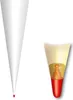 Two conical objects, one solid white and one with a cutaway view showing internal components. Anteprima dell’immagine prodotto