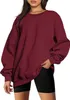 ASKSA Damen Sweatshirts Basic Rundhals Langarmshirt Loose Produktbild-Vorschau 1