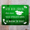 Metallschild in 15x20 cm mit lustigem Spruch - Mein Hund Produktbild-Vorschau 7