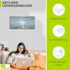 ARTland Leinwandbild Eisblaues Meer Größe: 40x20 cm Produktbild-Vorschau 3