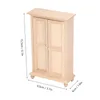 1:12 skříň pro panenky dřevo miniaturní ložnice obývací Náhled obrázku produktu 9