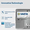 Batteria auto VARTA A6 AGM 80Ah 800A 12V Start&Stop Anteprima dell’immagine prodotto 11