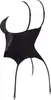 Cottelli LINGERIE Strapshemd rot/schwarz - Mit Produktbild-Vorschau 4