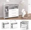Wickelkommode Vicco Oskar Weiß 113 x 100 cm mit 3 großen Produktbild-Vorschau 5