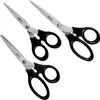 LEITZ Scheren-Set rund schwarz 3-teilig für Links- & Produktbild-Vorschau 2