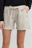 Damen Shorts OXLINA weit geschnitten Leinen Optik Produktbild-Vorschau 4