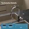 doporro Wasserhahn Küche Hochdruck mit Digitalanzeige, Produktbild-Vorschau 8