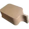 A stack of wooden pizza boards with handles, presented on a white background. Produktbild-Vorschau