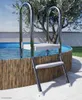 Edelstahl Poolleiter EASY teilversenkte Becken Pool Leiter Produktbild-Vorschau 2