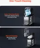 Two images showing different cleaning modes of a slushy machine. Voir les images du produit