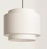Pendelleuchte Metall und Stoff Arija Beige Produktbild-Vorschau 3