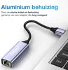 Qost - USB-C Naar Ethernet - Lan Netwerk Adapter - USB C To Productafbeelding-voorbeeld 5