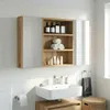 Koupelnová nástěnná skříňka Umělecký dub 40 x 10 x 50 cm Náhled obrázku produktu 4