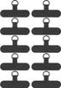 10pcs Phone Tether Tab Universal Cell Lanyard Patch ohne Podgląd zdjęcia produktu 1