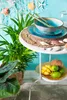 Excelsa Geschirrset 12-Teiliges Maldive Porzellan Blau Produktbild-Vorschau 4
