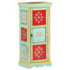 Credenza dipinta a mano 40x30x90 cm Legno massiccio di Anteprima dell’immagine prodotto 8
