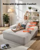 SucceBuy Chaise longue Relax 138 cm, canapé-lit rembourré Voir les images du produit 2