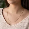 MATERIA Damen Halskette Rosegold 1,2mm - 925 Silber Produktbild-Vorschau 2