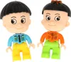 Two toy figures with block-like bodies and cartoonish faces. Náhled obrázku produktu