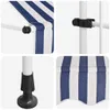 vidaXL Store rétractable manuel 100 cm bleu/blanc rayé Voir les images du produit 5