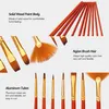 10pcs Paint Brushes Set Kit Artist Paintbrush Mehrere Produktbild-Vorschau 9