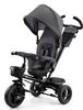 A dark gray Kinderkraft AVEO tricycle is shown against a white background. Náhled obrázku produktu