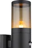 Globo Lighting Außenleuchte Edelstahl schwarz matt, 2x E27 Produktbild-Vorschau 3