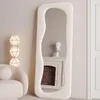 SensaHome čalúnené stojace zrkadlo Curvy - asymetrické Náhľad obrázku produktu 3