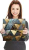 Wanduhr aus Glas mit Motiv Geometrische Wandkunst- 30 x 30 Produktbild-Vorschau 4