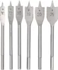 6tlg Flachbohrer Flachfräsbohre Holzbohrer Flachholzbohrer Produktbild-Vorschau 1
