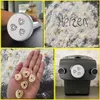 A collage of images showing a pasta maker attachment with heart-shaped cutters, pasta hearts made with the attachment, and a pasta maker machine. Produktbild-Vorschau