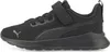 A studio shot of a single black Puma sneaker. Produktbild-Vorschau