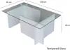 Skye Decor, Escape - White, Couchtische, Weiß, Glas, 105 x Produktbild-Vorschau 11