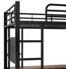 Łóżko piętrowe 90 x 200 cm z biurkiem, oświetleniem LED, Podgląd zdjęcia produktu 16