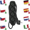 Prodlužovací kabel 5 m / 4 zásuvky / černý / PVC / 1 mm2 Náhled obrázku produktu