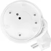 The underside of a white electric kettle base with a power cord and plug. Produktbild-Vorschau