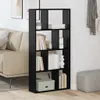 vidaXL Libreria Nero effetto rovere 60 x 20 x 102,5 cm Anteprima dell’immagine prodotto 2