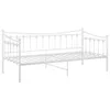 vidaXL Schlafsofa Bettgestell Weiß Metall 90x200 cm Produktbild-Vorschau 5