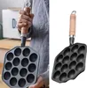 pánev takoyaki se 14 otvory - nepřilnavá litinová Náhled obrázku produktu 6