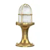 Stehlampe außen Garten Haus IP54 E27 25 cm Messing Maritim Produktbild-Vorschau 4