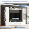 4-St Wohnwand Vitrinen Türanschlag Produktbild-Vorschau 4