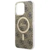 A side view of a phone case with a brown and gray patterned design. Anteprima dell’immagine prodotto
