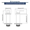 Homelody Wasserhahn Bad Wasserfall Wascbecken Armatur Produktbild-Vorschau 10