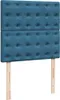 Ottoman-Bett mit Matratzen & LED Dunkelblau 200x200 cm Samt Produktbild-Vorschau 11
